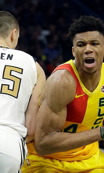 Antetokounmpo leads Bucks to 60th win, 115-107 over Hawks